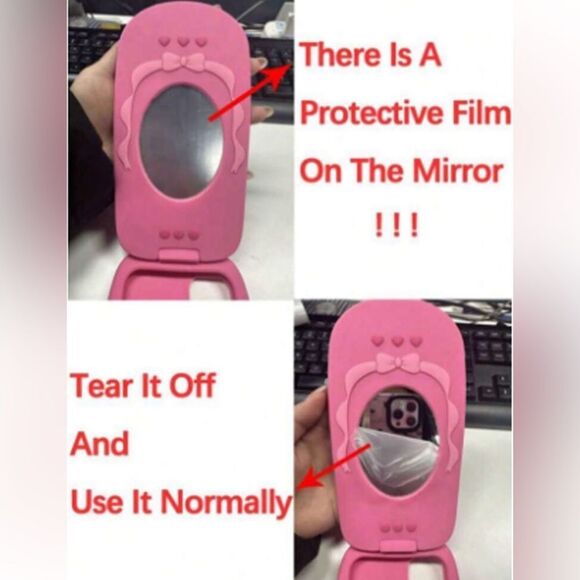 Cute Flip Phone Design Case for iPhone 16 Pro Max - Picture 4 of 7